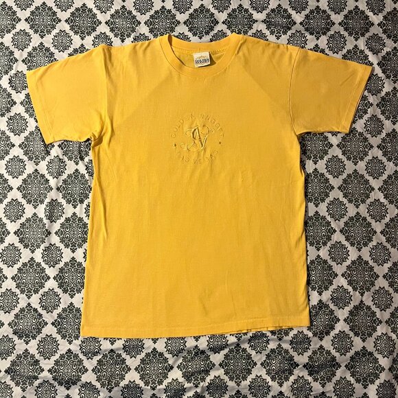 VTG 90s Golden Nugget Casino Las Vegas Yellow Embroidered Single Stitched Tee - Picture 2 of 6